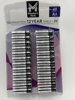 MEMBER'S MARK AA BATTERIES - 48 PACK
